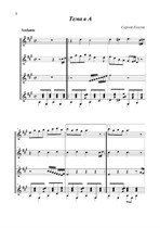 Theme in A (Quartet: Free choice; Any Instrument)